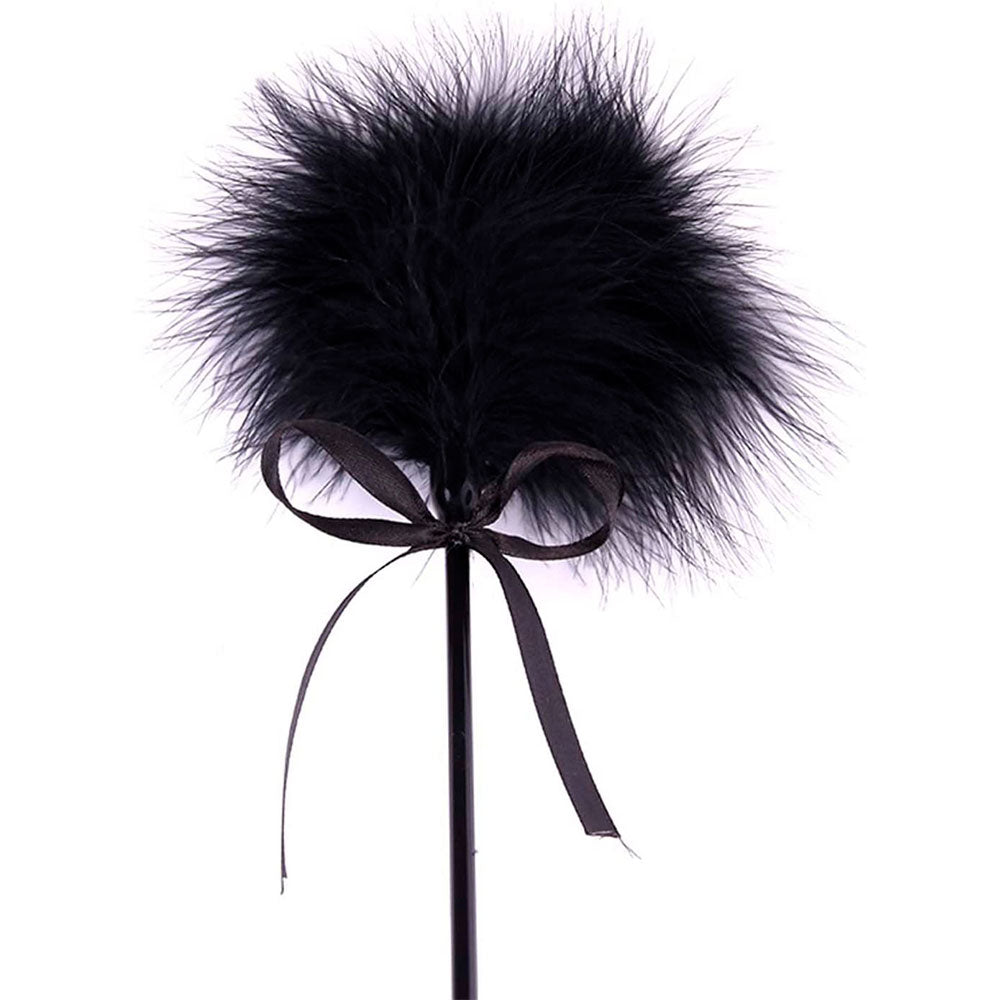 Látigo Pluma — Sofisticación, Plumas Negras & BDSM con Elegancia