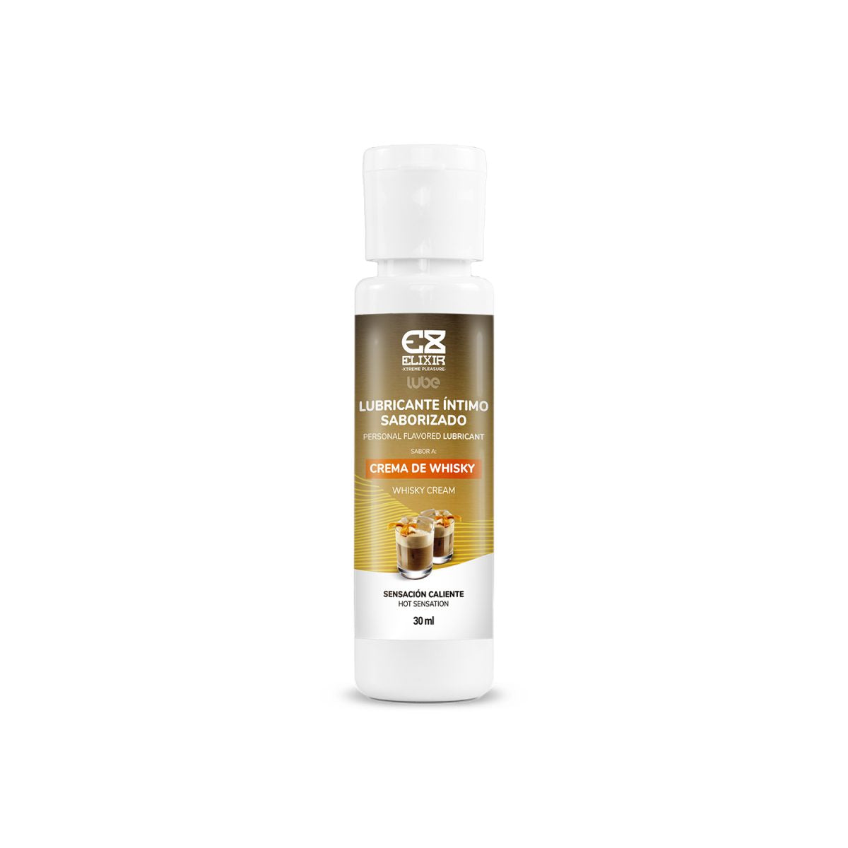 Lubricante Íntimo Saborizado a Crema de Whisky con Efecto Calor