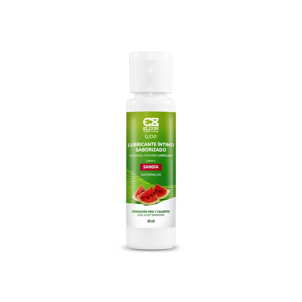 Lubricante Íntimo Saborizado a Sandía — Efecto Dual Frío & Calor