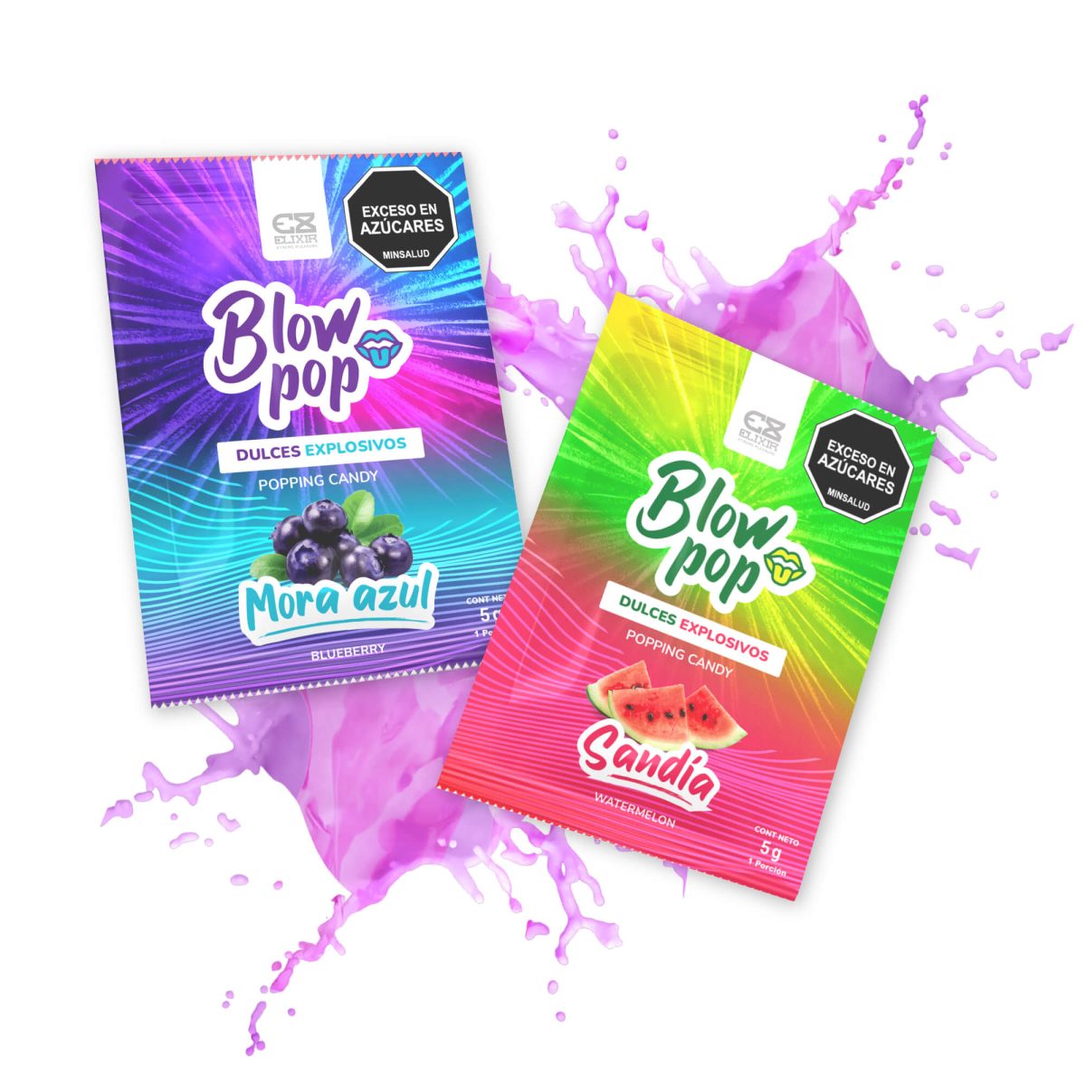 Blow Pop Elixir — Polvos Efervescentes para Sexo Oral