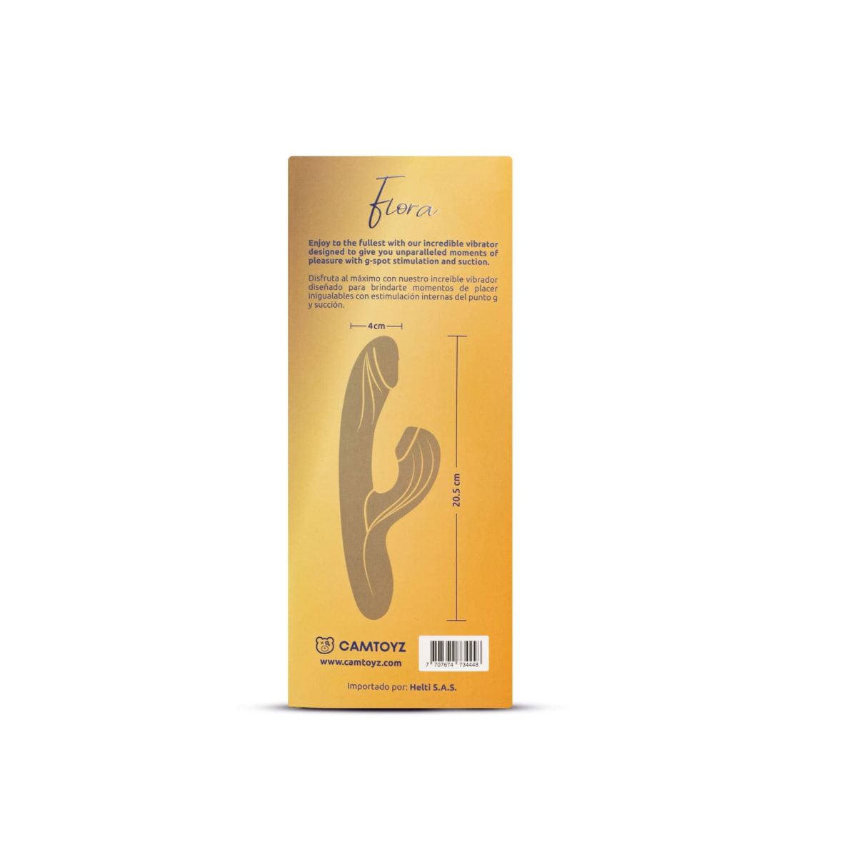Vibrador de Doble Estimulación Flora — Dos Motores,  Orgásmos que No Olvidarás