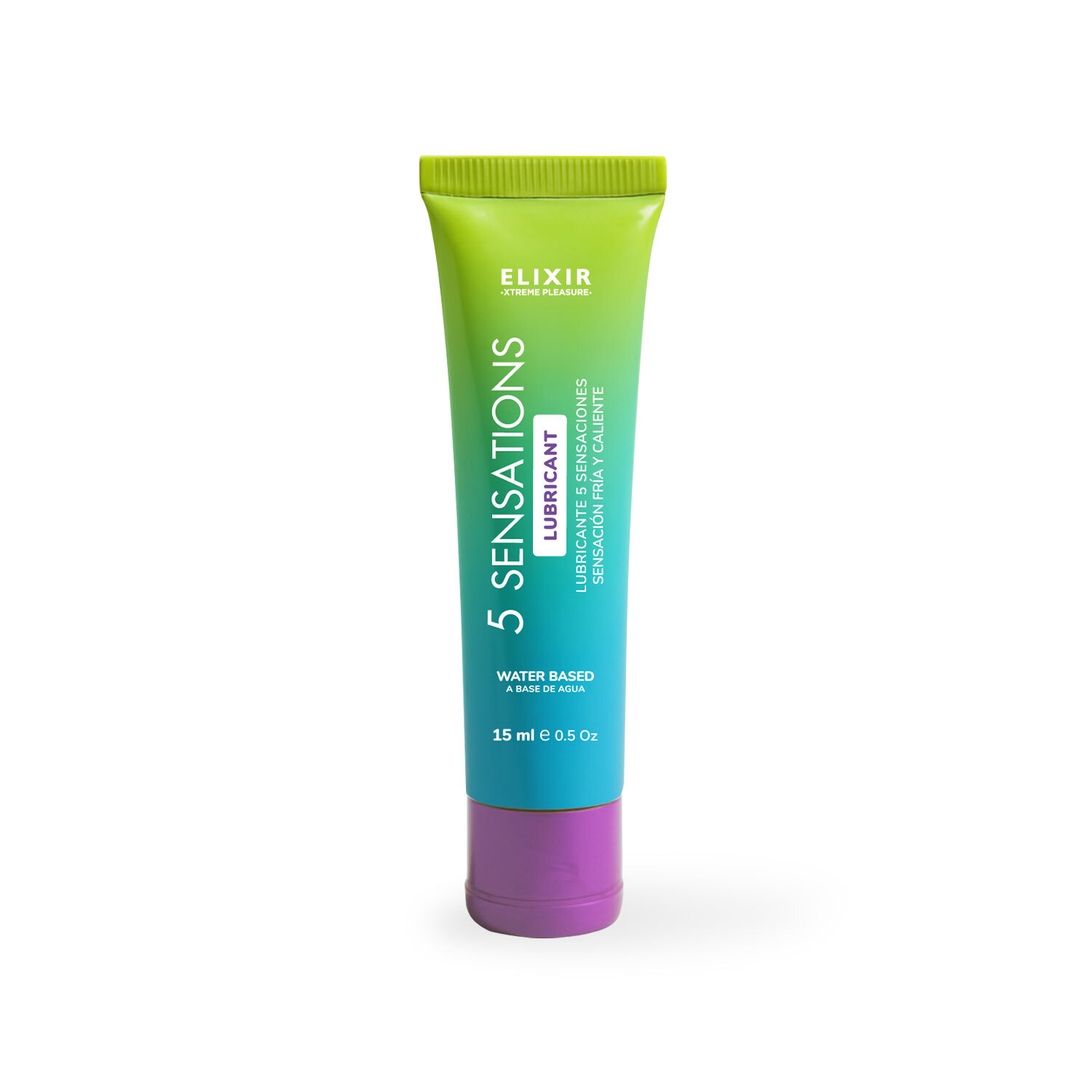 Lubricante 5 Sensaciones Elixir — Frío, Calor, Sabor, Calma & Duración