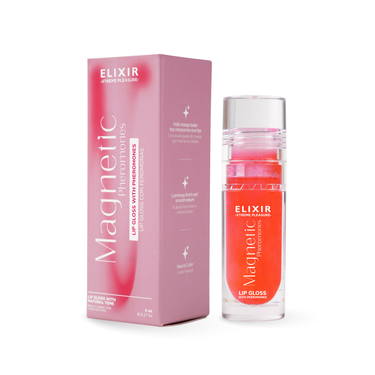 Magnetic Lip Gloss Elixir — con Feromonas | Brillo Labial Irresistible
