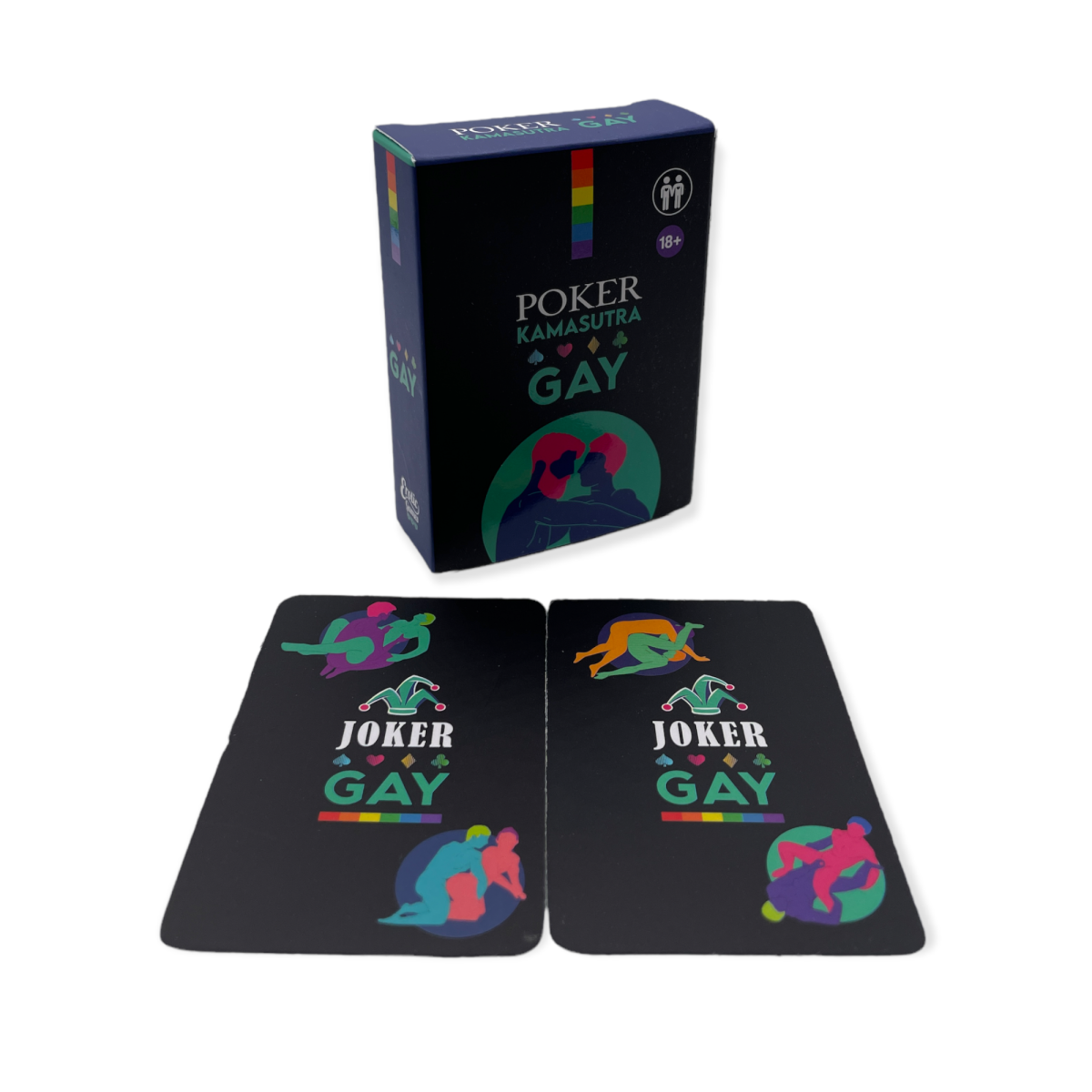 Juego de Cartas Póker Kamasutra Gay — Poses Únicas & Penitencias Atrevidas
