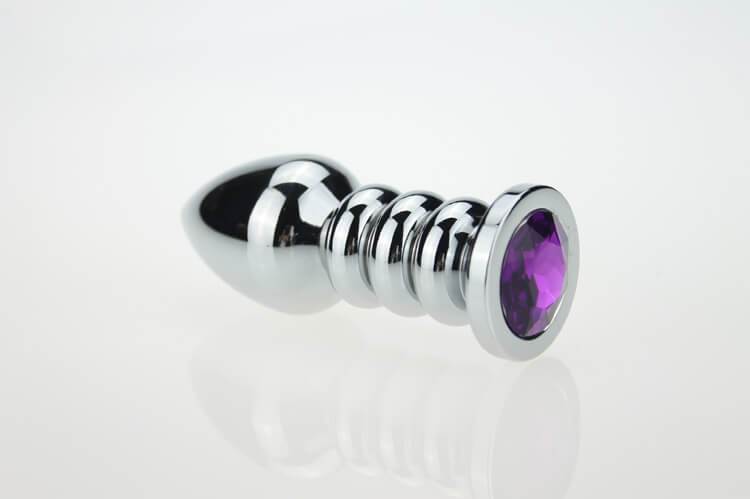 Plug Anal Metálico con Joya Caspia — Elegancia, Discrección & Placer que Brilla